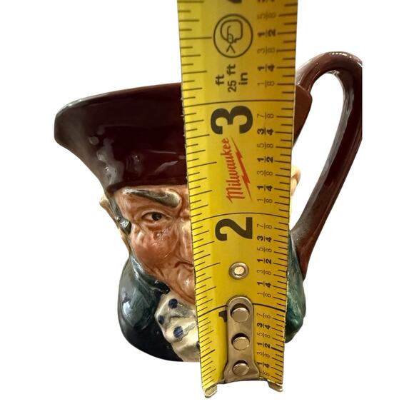 Royal Doulton Toby Jug “Old Charley” D5527 3” Tall Miniature – Vintage England - Picture 5 of 5